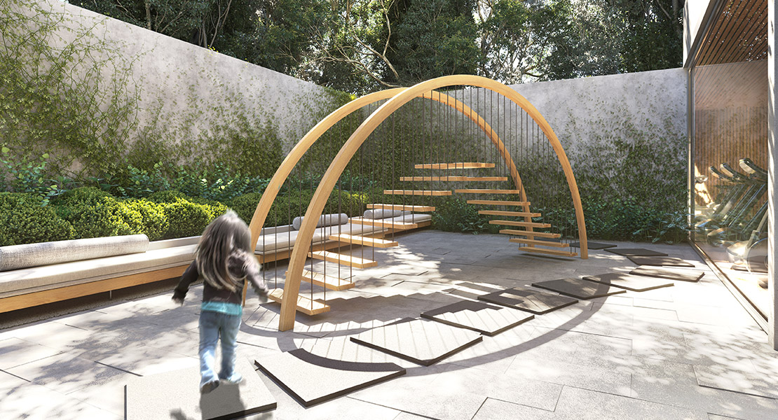 Roof amenities - Render